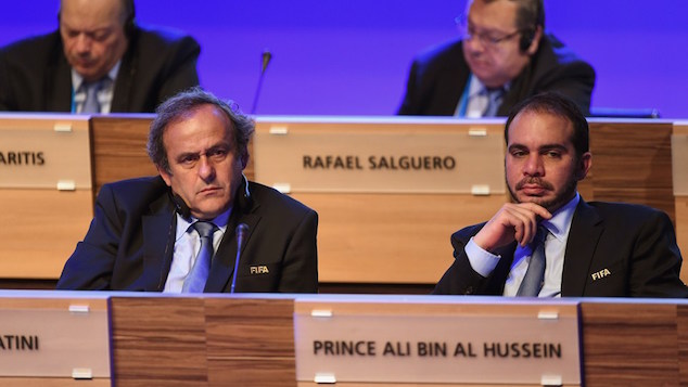 Platini is all in for Hussein to take control of Fifa